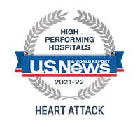 U.S. News and World Report -- High performing in Heart Attack Care 